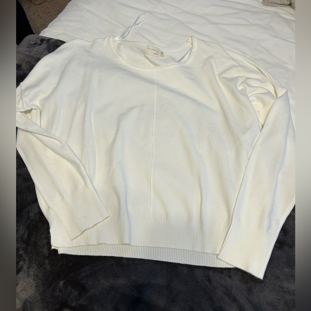 Lightweight White Sweater